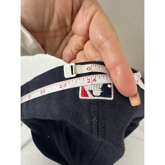Vintage 90s Y2K New Yankees NY Navy 59/50 - 7 1/4 1998 World Series Baseball Cap - Picture 15 of 15